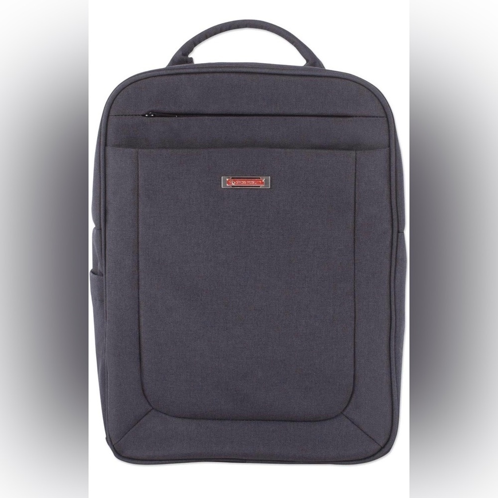 Elegant Black Gray Backpack NWOT
